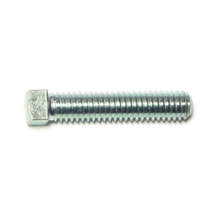 Midwest Fastener 5/16"-18 x 1-1/2" Steel Coarse Thread Square Head Set Screws 10PK 60588
